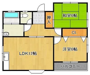 レゼンド恵Ⅲ【2階】の間取り