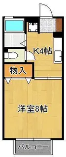 ファーネス水巻 B棟【2階】の間取り