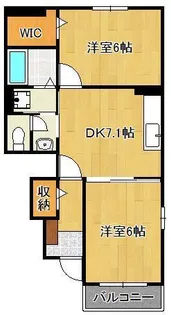 レジデンス・ゼファーⅠ【1階】の間取り