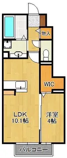 リバーフィールド【1階】の間取り