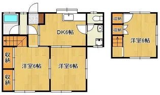 朝霧アパート【1階】の間取り
