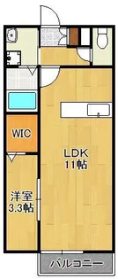 Prevoyance直方駅前【1階】の間取り