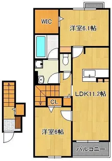 ボスカート B.Ⅳ【2階】の間取り