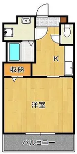 ユーミークランツ殿町【1階】の間取り