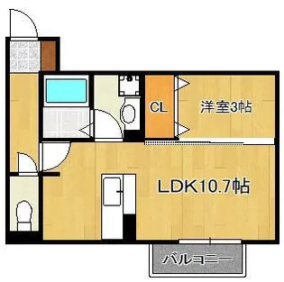 プレステージⅢ【1階】の間取り