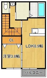 グラン岡垣Ⅲ【2階】の間取り