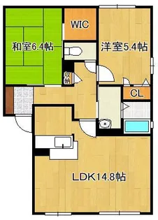 メゾン グレース C棟【1階】の間取り