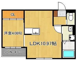 BRAVE BASE 神正町 B棟【2階】の間取り