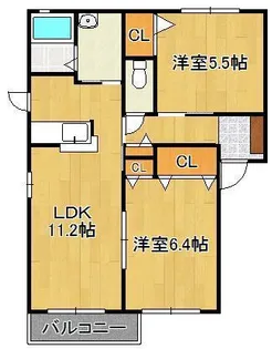 スクーデリア2006 B棟【1階】の間取り