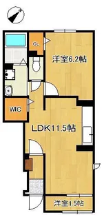 アカンサス宗像Ⅲ【1階】の間取り