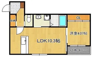 GRAND COURT 01【2階】の間取り