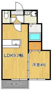 シエル岡垣【1階】の間取り
