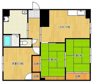 GUアパート【1階】の間取り