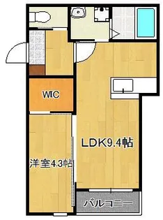 BRAVE BASE遠賀 Sorth【2階】の間取り