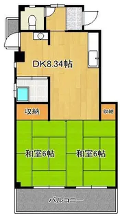 中村ビル【4階】の間取り