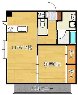 ゼルコバⅡ【2階】の間取り