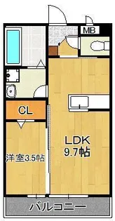 ニュー上の原【2階】の間取り