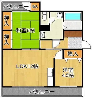 第2石打ビル【2階】の間取り