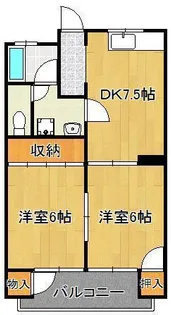 別当ハイツ【1階】の間取り