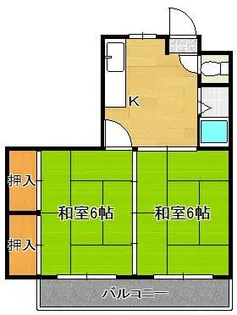 シャトレ南王子【1階】の間取り