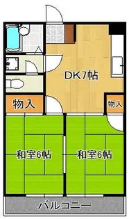 アカラ引野【1階】の間取り