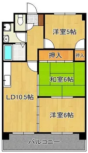 スカール上上津役【2階】の間取り