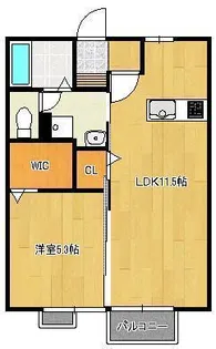 シルエラ【2階】の間取り