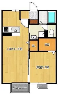 シルエラ【2階】の間取り
