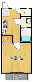 ミルフィーユⅡ【2階】の間取り