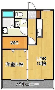 コーポ上津役【2階】の間取り