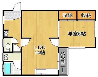 市瀬ビル【2階】の間取り