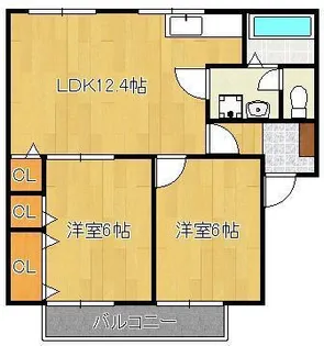 アネックス大平【1階】の間取り