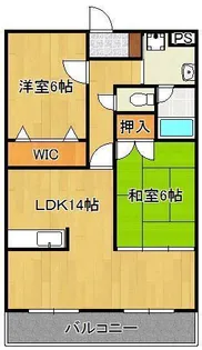 フォレストヴィラ別所町【1階】の間取り
