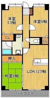 フォレストヴィラ別所町【5階】の間取り