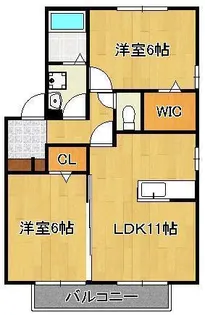 花多来館C棟【1階】の間取り