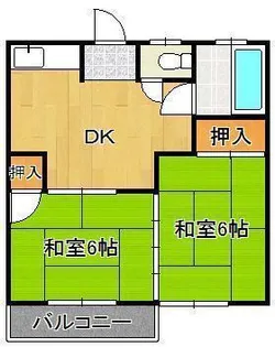 大原マンション【203号室】の間取り