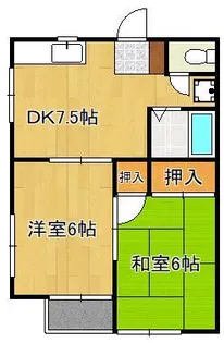 ファミール幸神【1階】の間取り