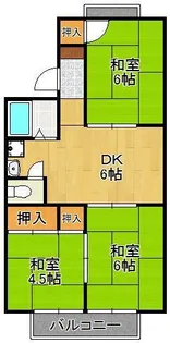 タワーズ黒崎【1階】の間取り