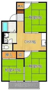 タワーズ黒崎【2階】の間取り