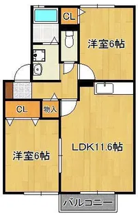 フローラ吉祥寺【1階】の間取り