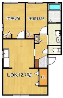 フラワーセゾン吉祥寺【2階】の間取り