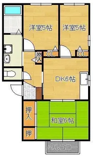 フラワーセゾン吉祥寺【2階】の間取り