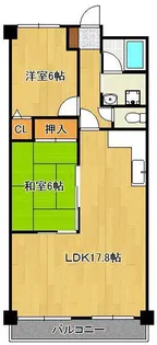 ネオヒルズ大原【2階】の間取り