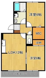 ポサーダ平田【2階】の間取り