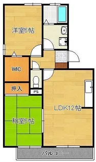 ポサーダ平田【2階】の間取り