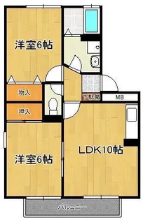 トロワフィーユ【2階】の間取り