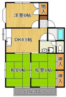 セントハウスⅠ【1階】の間取り