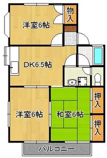 セントハウスⅠ【2階】の間取り