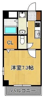 アルテール幸神Ⅱ【3階】の間取り