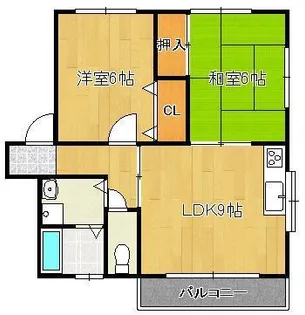 エスターテ【2階】の間取り